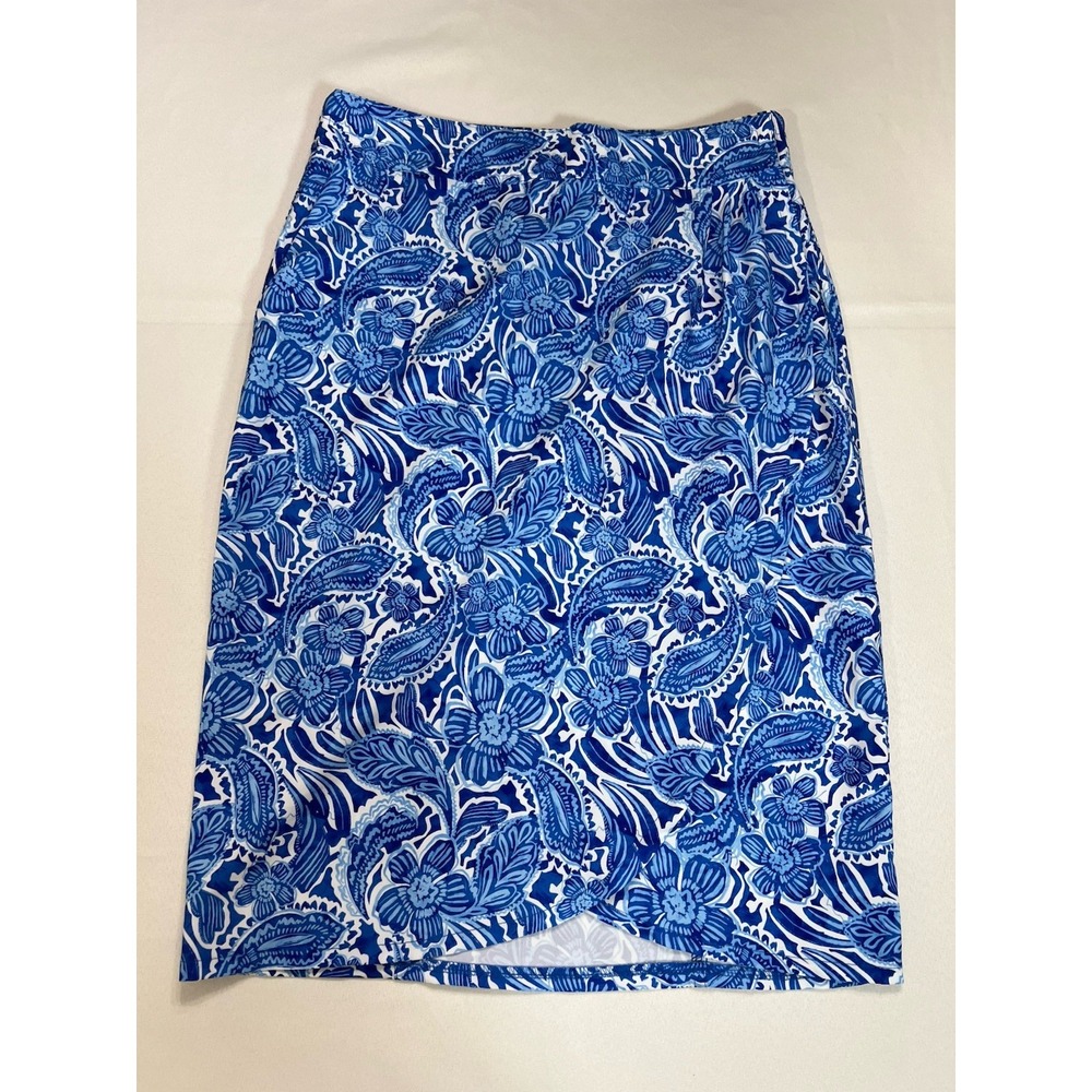 RipSkirt Hawaii Length 3 Blue Floral Size Small Vacation Beach Resort Wrap